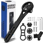 corki Cycles Out Front Handlebar Mounted Cycle Computer Bike Mount Compatible with Garmin Wahoo Bryton Cateye