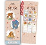 Disney Calendar For My Mum 2025 Slim Wall hanging Calendar Gift Present with Free Organising Stickers Included