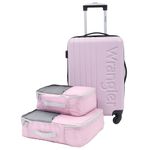 Wrangler Carry-On Luggage Set, Lilac, Lilac, Carry-on Luggage Set