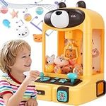 HHC Claw Machine for Kids, Dual Power Mode Claw Machine Toy, Bear-Themed Big Claw Machine with LED Light and Music, Adjustable Volume, Perfect Christmas and Birthday Gifts for Kids, 3-12 Years Old