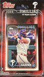 Philadelphia Phillies 2024 Factory Sealed 17 Card Team Set Featuring a Johan Rojas Rookie Card Plus Bryce Harper, Trea Turner and Others