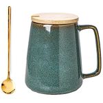 Large Ceramics Coffee Mugs,21 OZ,Large Handle Design,Extra Large Tea and Coffee Cup for Office and Home，Microwave And Dishwasher Safe(Color:21 oz blue)