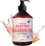 Vale Pet Foods Salmon Oil for Dogs UK - Omega 3 6 9 Supplement Dog Food Topper for Joints Skin, Coat, Heart Health & More - Natural Fish Oil for Dogs, Puppy, 500ml