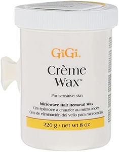 GiGi Crème Wax for Sensitive Skin - Microwave Hair Removal Wax, 8 Ounces