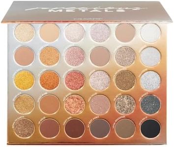 ColourPop Eyeshadow Palette - Eye Makeup Palette with Matte, Metallic, Matte Sparkle & Glitter Finishes - High-Pigment Eye Makeup with a Long-Wearing Formula - Precious Metals (1.16 oz)