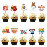 Festiko® 10 Pcs Happy Friendship Day Cupcake Topper, Cake Decoration Supplies, Friendship Day Celebration Supplies