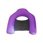 ICRPSTU Inflatable Pool Float, Swimming Pool Water Hammock Inflatable Floating Lounger Chair, Inflatable Rafts Drifter Floating Bed Pool Chair (Purple)