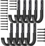 GOHIKING Gun Rack Storage Rifles Shotgun Hooks Wall Mount Hangers for Any Rifles Shotguns Archery Bow with Soft Padding and Heavy Duty Steel