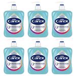 Carex 2 Hour Protection Antibacterial Original Hand Wash, Clean & Protect Hands, Bulk Buy, Pack of 6 x 500ml