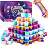 Galaxy Slime Party Favors with 75 Pack Mini Slime kit,Stretchy Slime Kit for Classroom Prizes, Christmas Stocking Stuffers, Goodie Bag Stuffers for Kids Boys Girls
