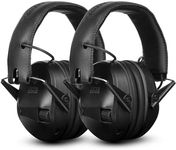 TradeSmart TacticalEdge NRR 24 Electronic Earmuffs – Active Shooting Ear Protection with 5x Amplification & Slim Design