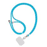 SHOPVILLA Cell phone lanyard around neck crossbody hanging chain mobile holder to carry iphone & smartphone with detachable crossbody shoulder sling strap for mobile, airpods, key, pen drive, purse