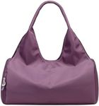 forestfish Yoga Gym Bag for Women with Shoes Compartment & Wet Dry Storage Pockets Lightweight Duffel Bag, Purple