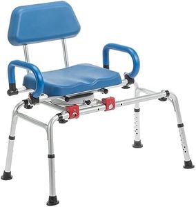 Journey SoftSecure Rotating Transfer Tub Bench - Shower Chair for Inside Bathtub - Padded Bathtub Seat with Arms - Shower Stool & Tub Transfer Bench - Bath Chairs for Adults or Seniors