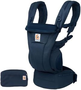 Ergobaby Omni Dream Baby Carrier for Newborns from Birth up to 20.4 kg, 4 Positions SoftTouch Cotton Ergonomic Baby Belly Carrier Back Carrier Baby Carrier (Midnight Blue)