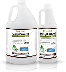CoverTec VinylGuard Gloss Sealer Floor Protective Coating for VCT and Terrazzo, 1 Gal (Prof Grade 2 Part Kit = 1 Gal)