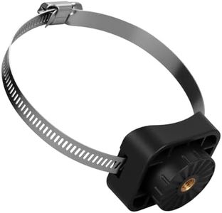 VINmounts 0 Degree Mount Trolling Motor Transducer Mount for Livescope Plus LVS34,for trolling motor diameters of 2"-4.5"