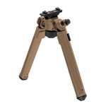 Magpul Accessories - Bipod, M-LOK Attachment, Pivot & Transverse, Adjustable 6" - 10", FDE