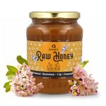 Pure Raw Buckwheat Honey 100% Natural, Directly from The Hive 1 kg | Unfiltered Unheated