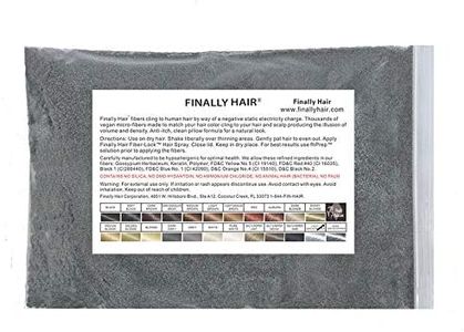 Finally Hair Building Fiber Refill 100 Grams Light Salt & Pepper Hair Loss Concealing by Finally Hair (Light Salt & Pepper)