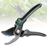 Kakeyrun Garden Pruners, Pruning Shears for Gardening Heavy Duty with Grade High Carbon Steel, Best Bypass Pruner Garden Shears Professional Gardening Tools