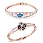 Jewels Galaxy Copper Charm Bracelet for Women (Multi-Colour)(CB-BNG-7608) (SMNJG-CB-BNG-7608)