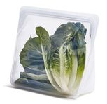 Stasher 100% Silicone Food Grade Reusable Storage Bag, Clear (Stand-Up Mega) | Plastic Free Lunch Bag | Cook, Store, Sous Vide, or Freeze | Leakproof, Dishwasher-Safe, Eco-friendly, Non-Toxic | 104 Oz