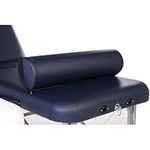 Large Full Round Bolster Cushion for Massage Table: Full Circle Comfort Cushion. 25.5in (65cm) x 6in (15cm) [Navy]