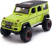 ARNIYAVALA AMG G500 Diecast Metal Pullback Toy car with Openable Doors & Light, Music Boys car for Kids Best Toys Gifts Toys for Kids (AMG G500 - Green)