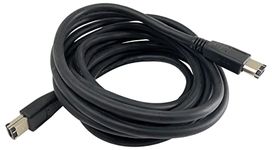 Micro Connectors, Inc. 10 feet Firewire IEEE 1394 6 Pin Male to 6 Pin Male Cable (E07-210)