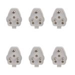 Anchor by Panasonic 6A 3 Pin Plug Top 240V. White,( Pack of 6) (38626 / 39572)