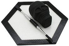 Vitakiwi Silicone Wax Carving Kit with 15ml Skull Black Silicone Container and Carving Tool