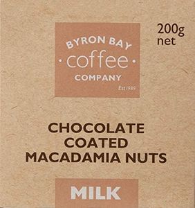 Byron Bay Coffee Company Milk Chocolate Coated Macadamia Nuts, 200g