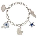 Wincraft NFL Dallas Cowboys Carded Bracelet with Charm Jewelry