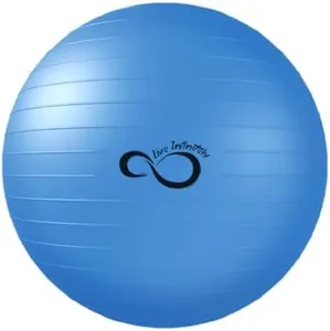 Live Infinitely Yoga Ball Chair, PVC Material, Anti-Burst Construction, 2200 lbs Weight Capacity, 20" Diameter