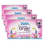 Spring Fresh Tumble Dryer Laundry Sheets 140 Pack For Fresh Clothes and Linen