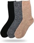 Eedor Fuzzy Winter Socks for Women - Warm, Soft, Fluffy & Cozy Socks - Slipper, Lounge & Sleeping Crew Wear