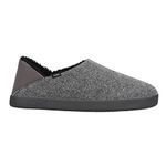 TOMS Men_Slipper_Smoke Grey Repreve Two Tone Felt Sandals, Gray, 9 UK