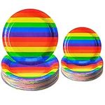 Sumind 100 Pieces Rainbow Pride Par
