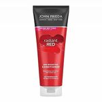 John Frieda Radiant Red Boosting Conditioner 250 ml, Conditioner for Red Hair, Colour-Boosting and Depositing Conditioner for Redheads