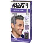 Just For Men Touch Of Grey, Gray Hair Coloring for Men with Comb Applicator, Great for a Salt and Pepper Look - Dark Brown, T-45 (1 Count)