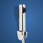 Hindware Italian Collection F160194CP Health Faucet for Bathroom | Made of ABS | Comes with 1.2m SS Tube | Easy Grip | Soft on Skin | Light Weight | Added Filter | Starc | 1-Year Manufacturer Warranty