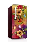 Creative Print Solution Botanical Design Fridge Sticker for Fridge/almirah/Table/Kitchen/Single Door Size 24x49 inch