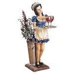 Design Toscano NG29548 Genevieve, the Buxom French Maid Server