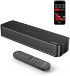 ULTIMEA 2.1ch Sound Bar for TV, Built-in Subwoofer, APP Control, Peak Power 120W, All-in-one PC Soundbar for Game, Bluetooth 5.3 TV Sound Bar Speakers, Opt/AUX/Wall Mount, Solo B30 Pro