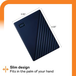 WD My Passport 5TB Portable External Hard Drive for Mac
