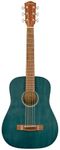Fender FA-15 3/4 Scale Steel String Acoustic Guitar, with 2-Year Warranty, Blue, with Gig Bag