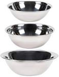 Vollrath Set of 3 Mixing Bowls: 4-Quart, 5-Quart and 8-Quart