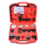 Prokomon 15 Pieces Coolant Pressure Tester Kit; Radiator Pressure Tester; Cooling System Pressure Tester Kit