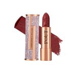 MyGlamm POUT by Karan Johar Intense Matte Plumping Lipstick - Blockbuster Pout (Deep Red Shade) | Highly Pigmented, Long Lasting, Lightweight, Creamy Matte Lipstick For Lip Makeup (4g)